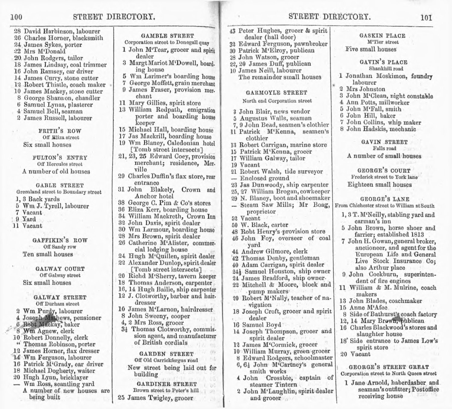 McSherry Family (Seafarers, not family of Farmers of same village also